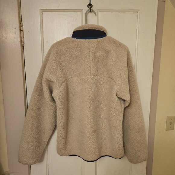 Patagonia Men's Classic Retro-X Fleece Jacket, White, Sz M - Picture 2 of 6